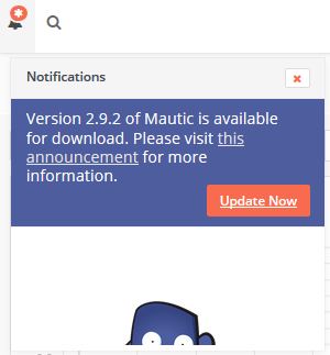 Upgrading to Mautic 2.9.2 requires a few tweaks