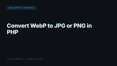 Title card: Convert WebP to JPG or PNG in PHP