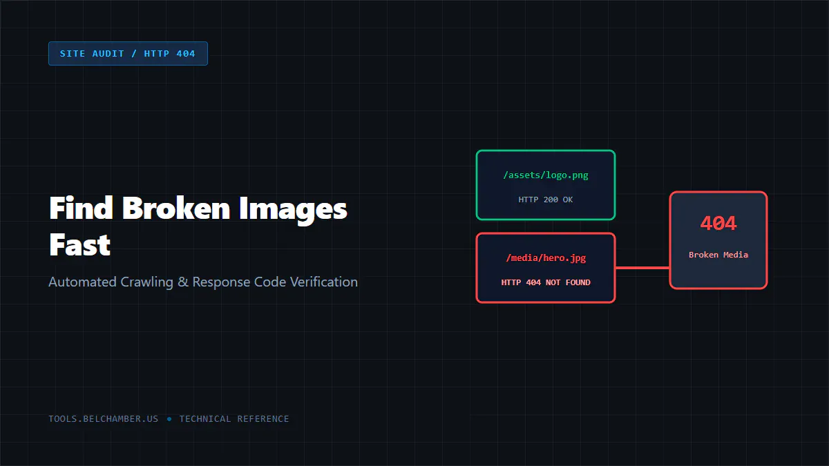 Find Broken Images Free Website Audit Tool